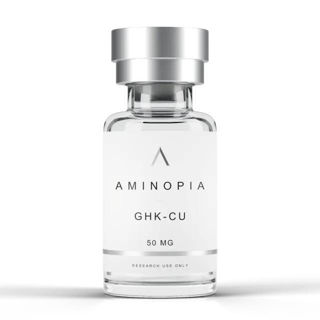 GHK-Cu (Copper Peptide) Aminopia vial